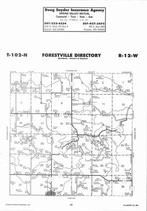 Forestville Township, Cherry Grove, Directory Map, Fillmore County 2006